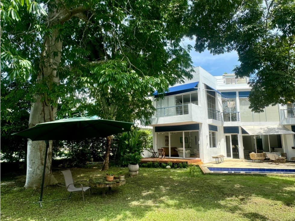 CASA EN UNIDAD CON PLAYA PRIVADA/ MANZANILLO/ CARTAGENA - 1