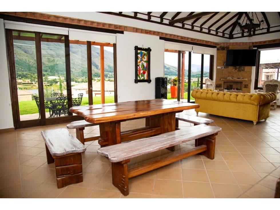 EXCLUSIVA CASA CAMPESTRE VILLA DE LEIVA 1.600MTS - 1