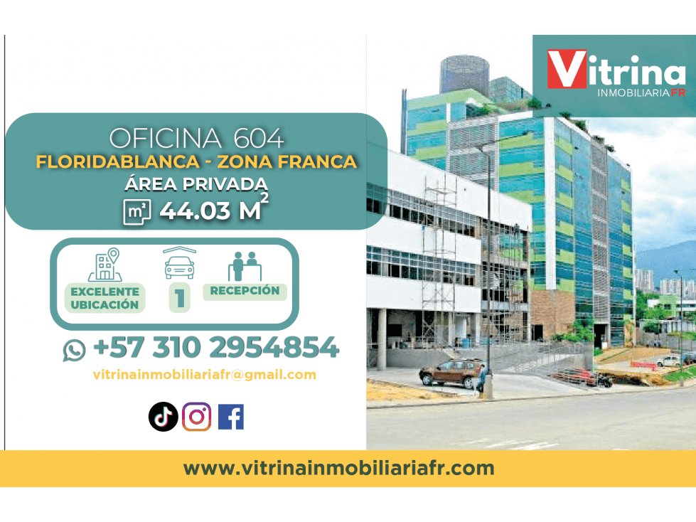 Vitrina Inmobiliaria vende - Oficina 604- Zona Franca - 1