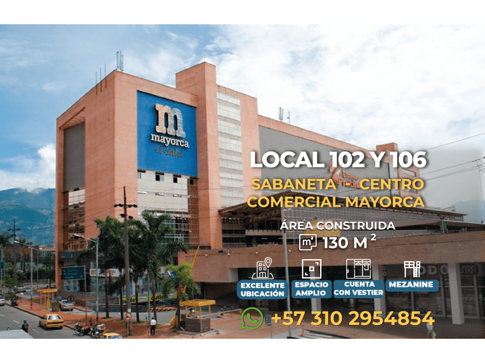 Vendo Local en el moderno Centro comercial Mayorca - 1