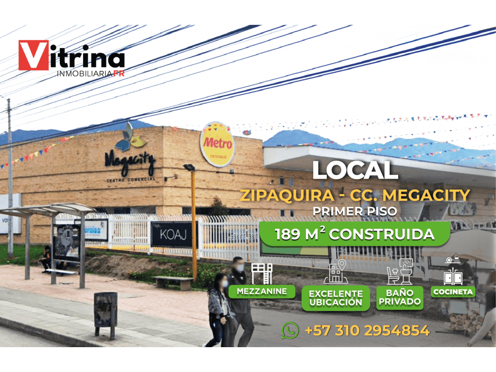 Vitrina Inmobiliaria vende local en el Megacity Zipaquira - 1