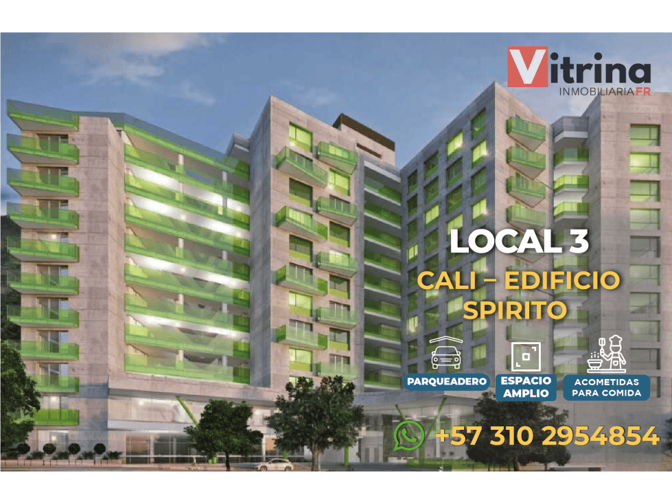 Vitrina Inmobiliaria vende amplio local en el hotel Spirito Cali (3) - 1