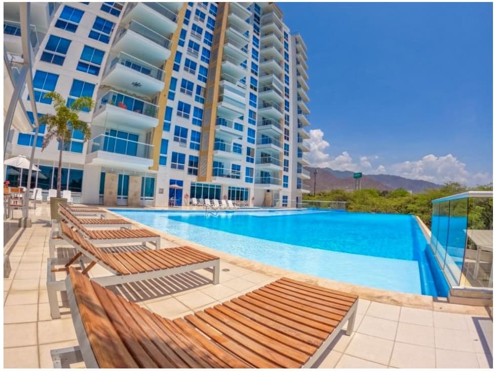 VENTA APARTAMENTO CERCA AL MAR TURISTICO SANTA MARTA - OCEAN CLUB - 1