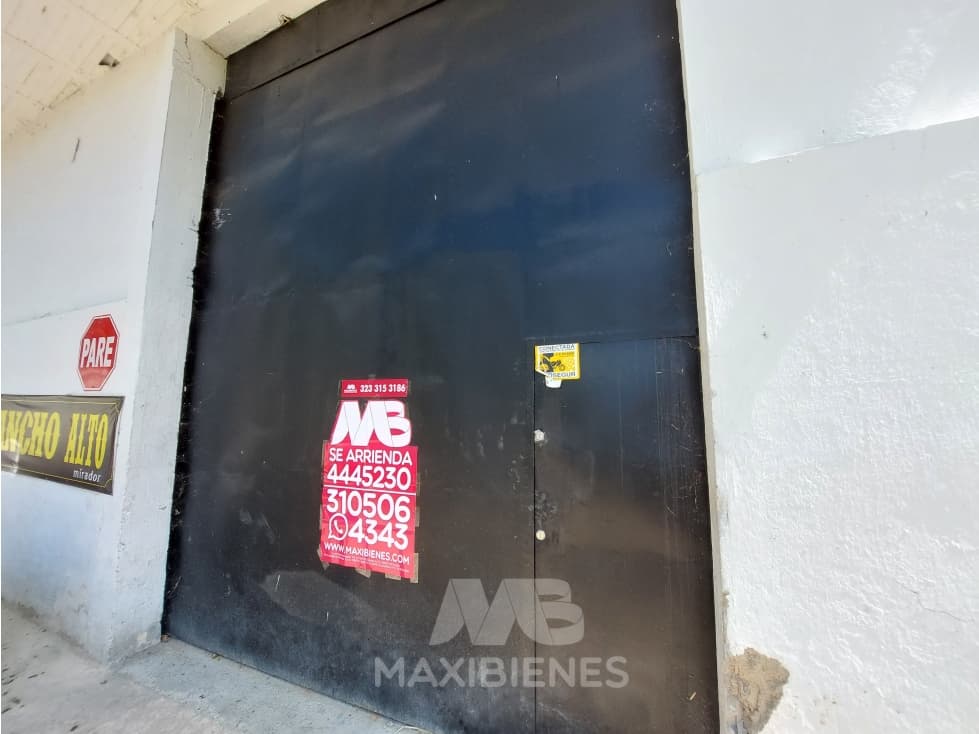 BODEGA PARA ARRIENDO UBICADO EN BELLO - 1