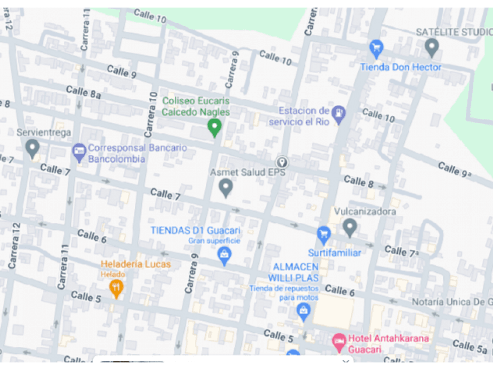 Lote Comercial en la Cabecera Municipal, Guacarí - Valle del Cauca - 1