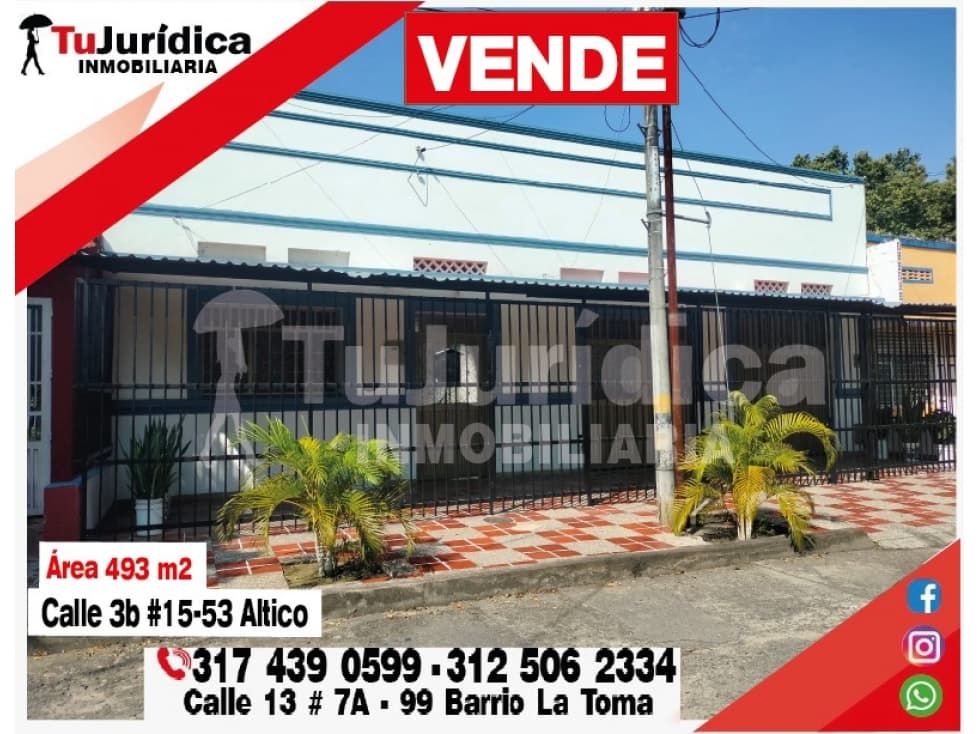 SE VENDE HERMOSA CASA LOTE BARRIO ALTICO NEIVA - 1
