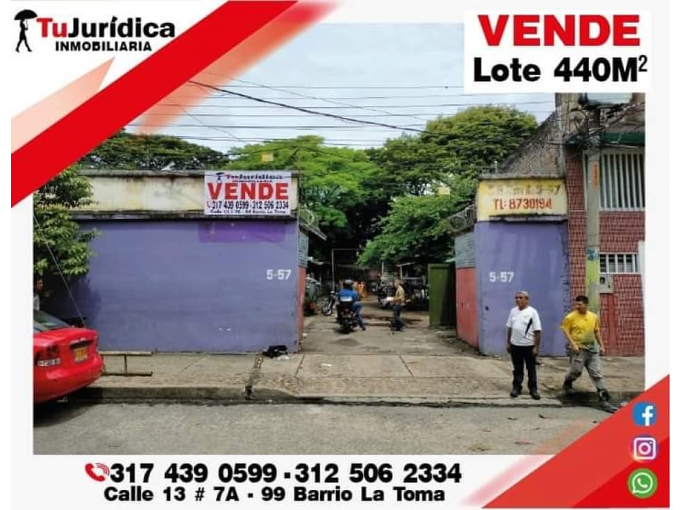 SE VENDE LOTE EN NEIVA (HUILA - COL) ZONA INDUSTRIAL - 1