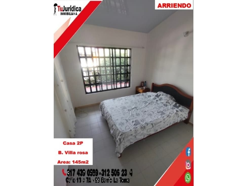 SE VENDE CASA 2P - ORIENTE BARRIO VILLA ROSA - NEIVA (HUILA-COL) - 1