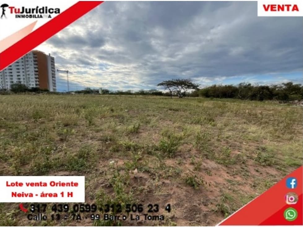 SE VENDE ESPECTACULAR LOTE - ORIENTE - NEIVA(HUILA,COL) - 1