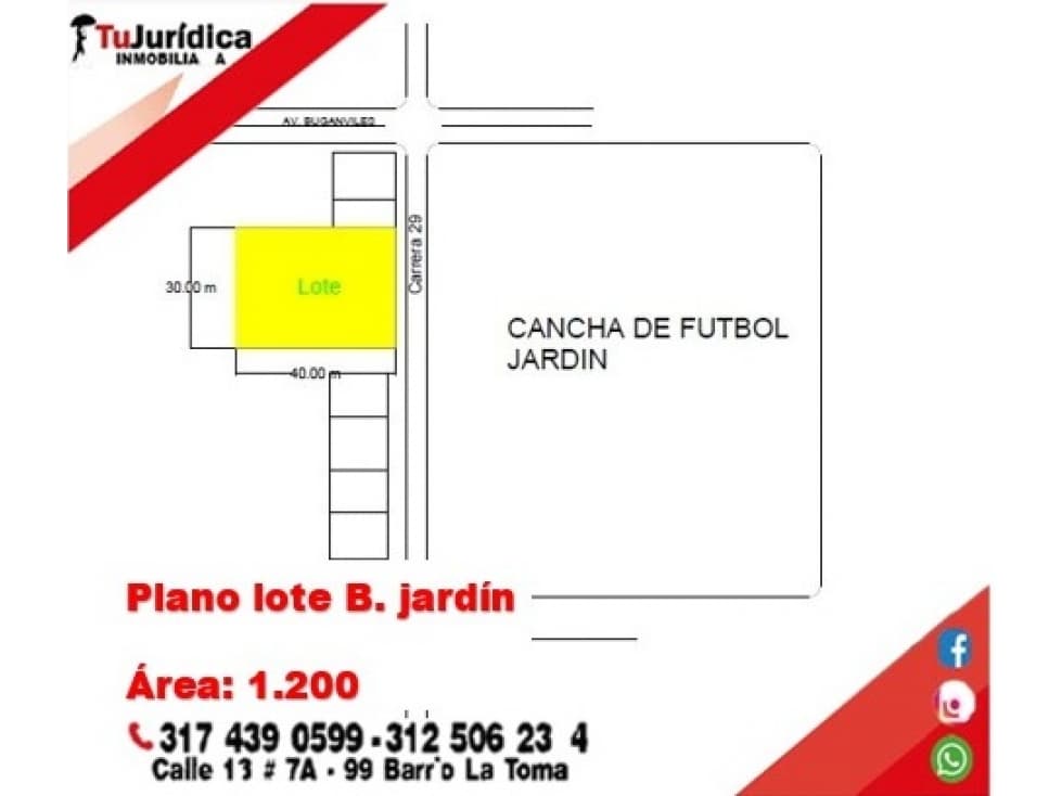 SE VENDE LOTE URBANO - ORIENTE - NEIVA (HUILA -COL) - 1