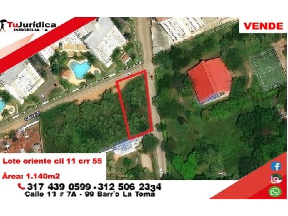 SE VENDE ESPECTACULAR LOTE ESQUINERO - ORIENTE NEIVA (HUILA-COL) - 1