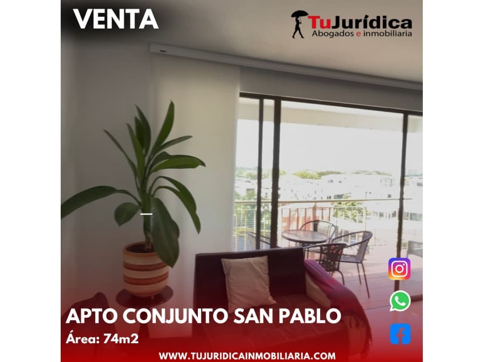 SE VENDE ESPECTACULAR APARTAMENTO CONJUNTO SAN PABLO NEIVA (HUI-COL) - 1
