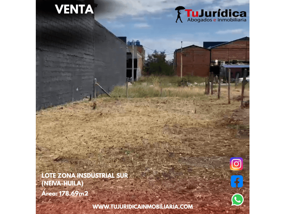 SE VENDE LOTE ZONA INDUSTRIAL SUR (NEIIVA - HUILA) - 1
