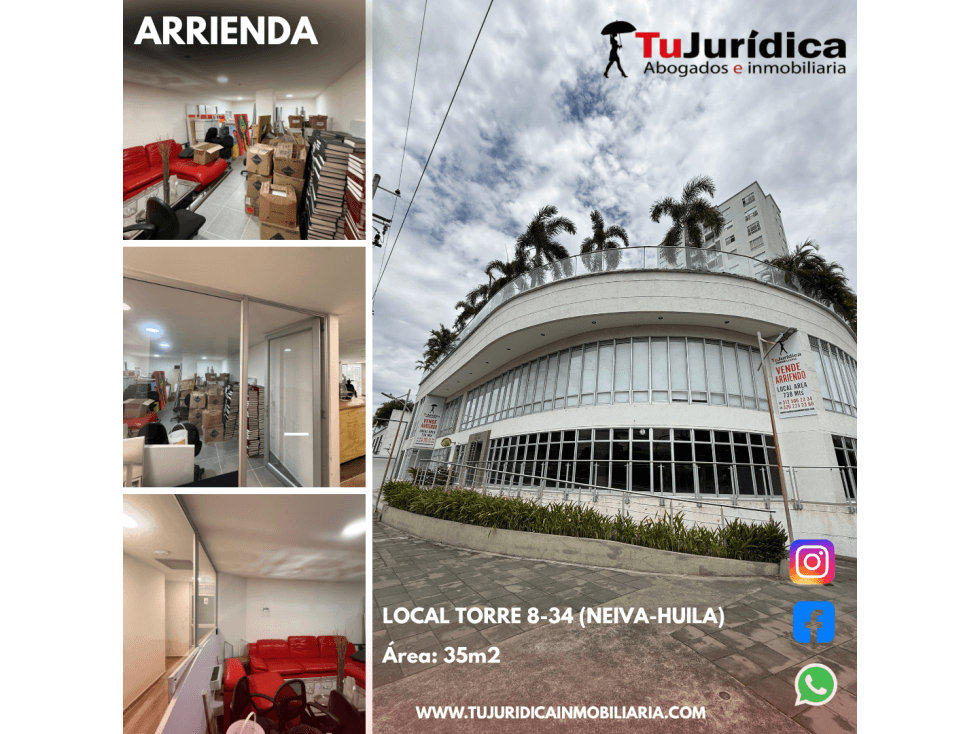 SE ARRIENDA LOCAL EDFICIO 8-34 (NEIVA-HUILA) - 1