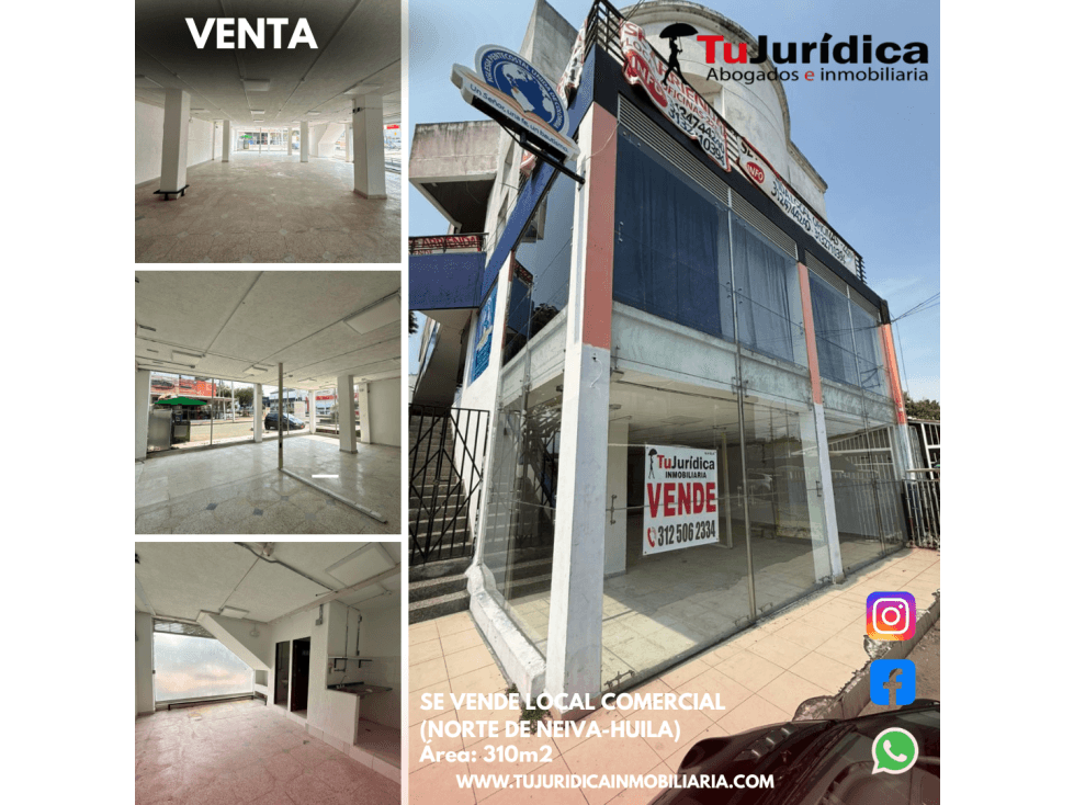 SE VENDE LOCAL COMERCIAL (NORTE DE NEIVA-HUILA) - 1
