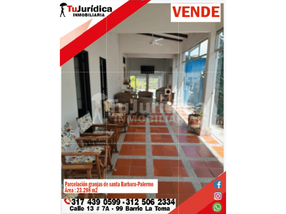 SE ARRIENDA HERMOSA FINCA - PALERMO (HUILA - COLOMBIA) - 1