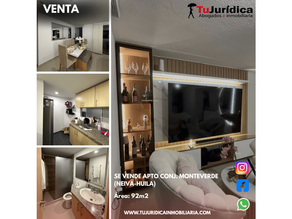 SE VENDE APARTAMENTO CONJUNTO MONTEVERDE (NEIVA-HUILA) - 1
