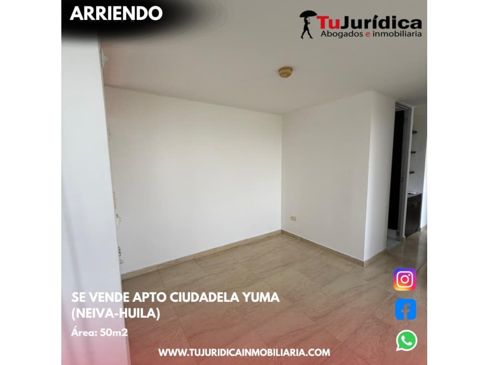 SE ARRIENDA APTO CIUDADELA YUMA (NEIVA-HUILA) - 1