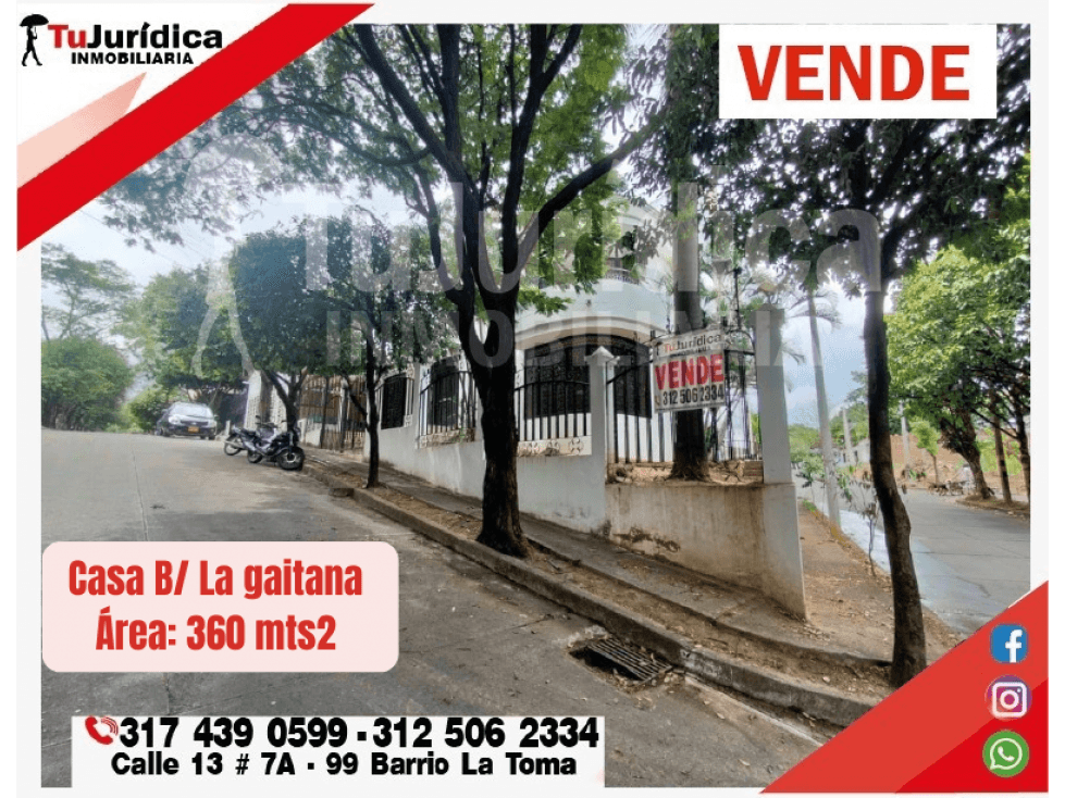 SE ARRIENDA CASA 2P BARRIO LA GAITANA - NEIVA (HUI-COL) - 1