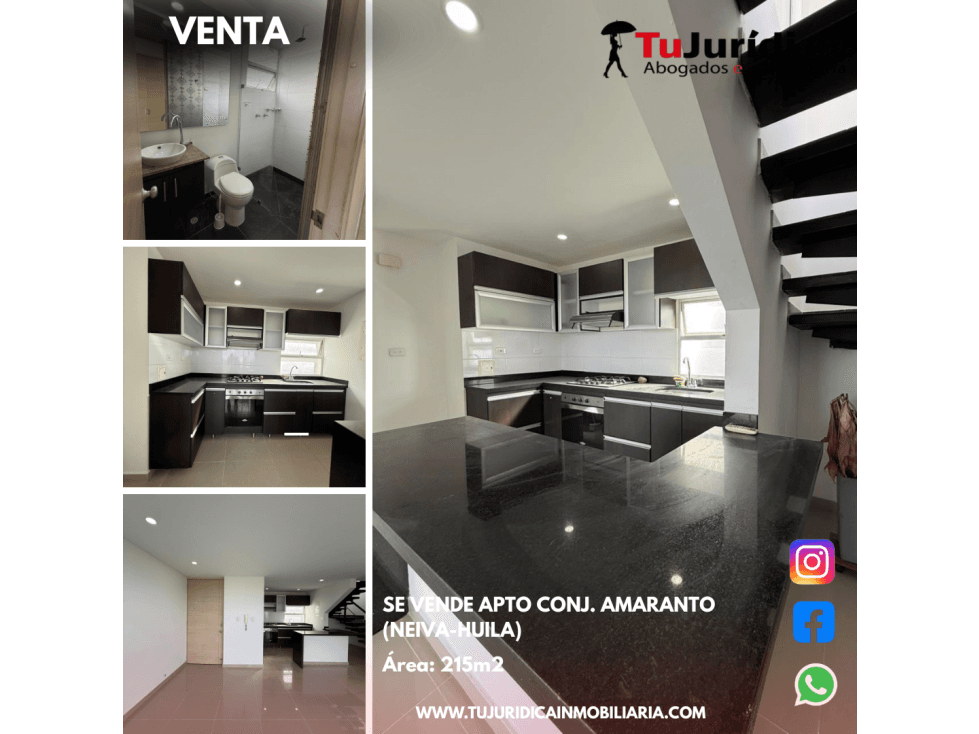 SE VENDE APTO CONJ. AMARANTO (NEIVA-HUILA) - 1