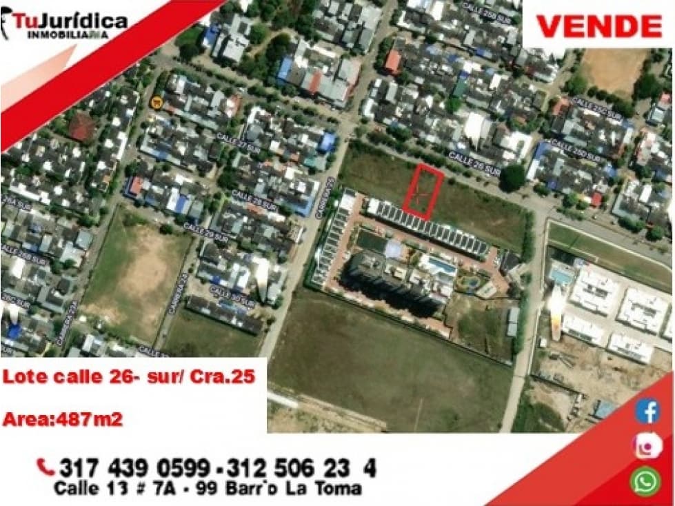 SE VENDE ESPECTACULAR LOTE AVN 26 SUR - NEIVA (HUILA-COL) - 1