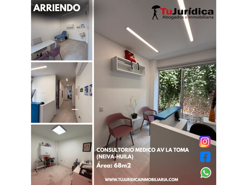 SE ARRIENDA CONSULTORIO MEDICO AV LA TOMA (NEIVA-HUILA) - 1