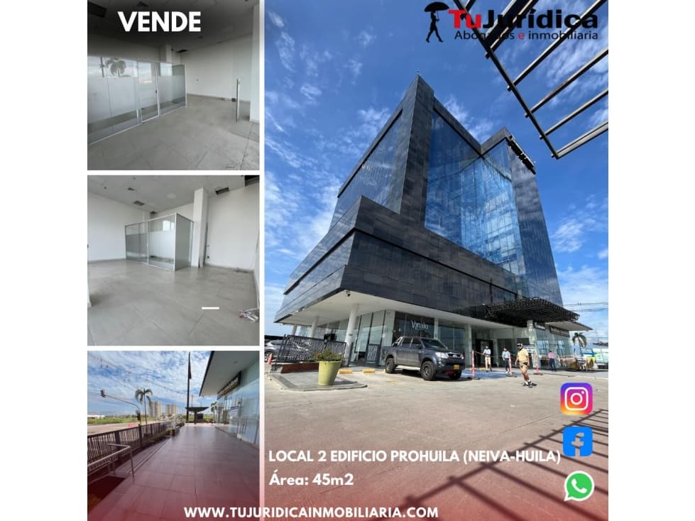 SE VENDE LOCAL COMERCIAL # 02 EDIFICIO PROHUILA (NEIVA-HUILA) - 1