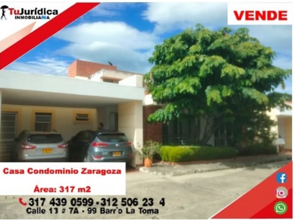 SE VENDE ESPECTACULAR CASA CONJUNTO ZARAGOZA - ORIENTE - NEIVA (H) - 1