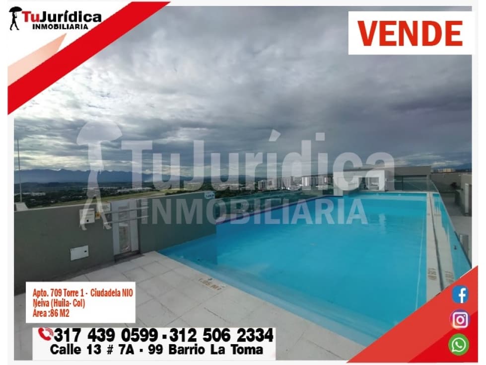 SE VENDE ESPECTACULAR APARTAMENTO - CIUDADELA NIO - NEIVA (HUILA-COL) - 1