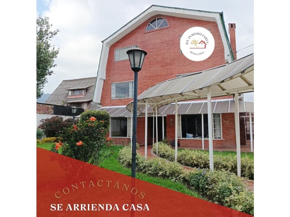 SE ARRIENDA CASA EN COTA - 1