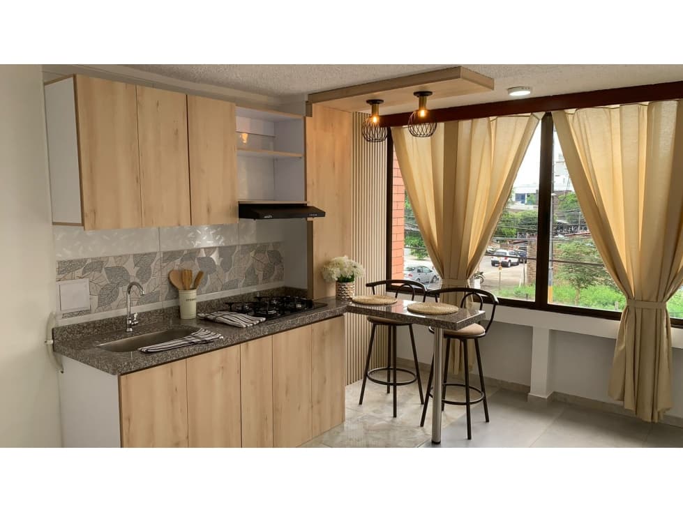 SE VENDE ESPECTACULAR APARTAESTUDIO CON PARQUEADERO INDEPENDIENTE - 1