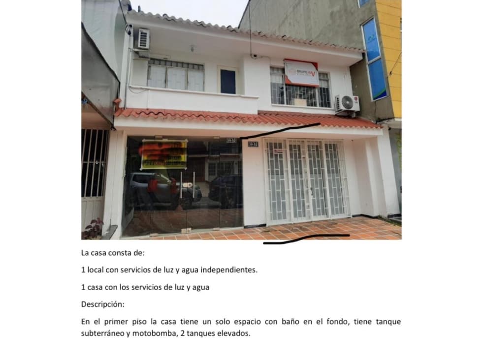 CASA COMERCIAL VILLAVICENCIO, REMODELADA BUEN PRECIO - 1