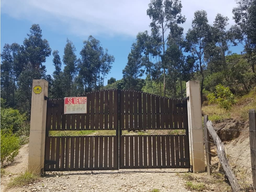 LOTE CAMPESTRE ,VENTA EN RAQUIRA TURISMO ,DESCANSO - 1