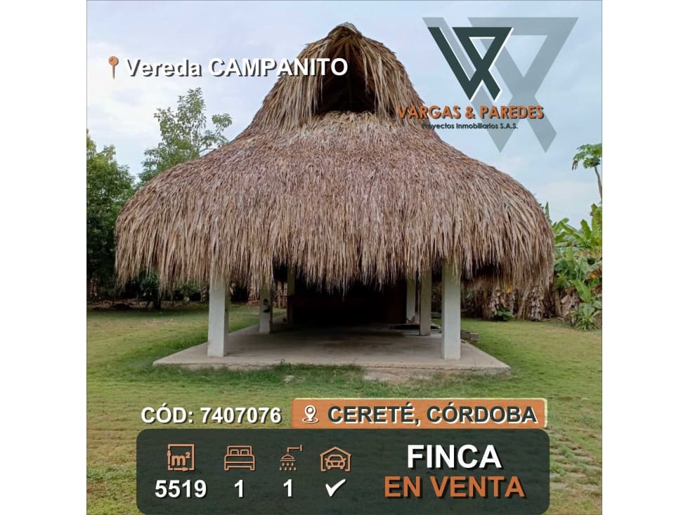 TERRENO EN VENTA 5000 M2 CERCA DE MONTERIA- CORDOBA - 1