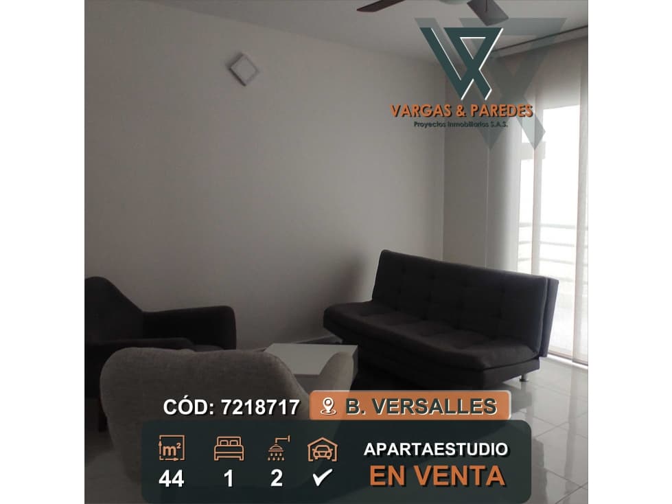 APARTAESTUDIO AMOBLADO EN ARRIENDO - 1