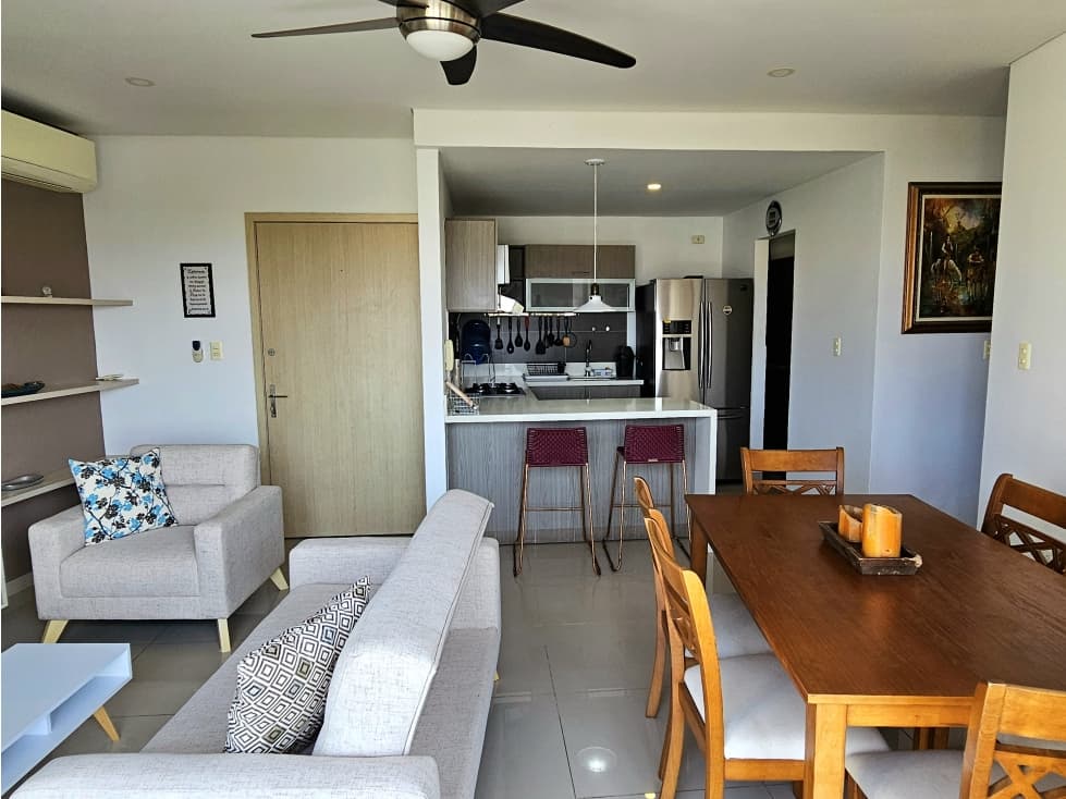 Apartamento amoblado santa marta bavaria 2 alcobas - 1