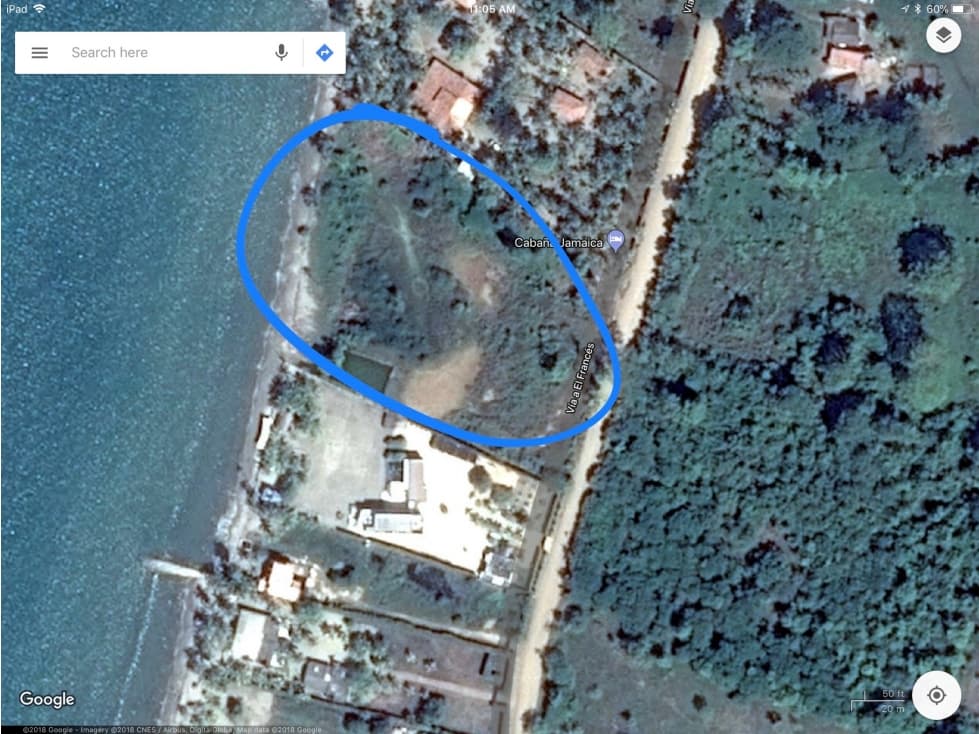 Venta de Lote AFrente de la Playa Vía Cienaga El Francés - 1