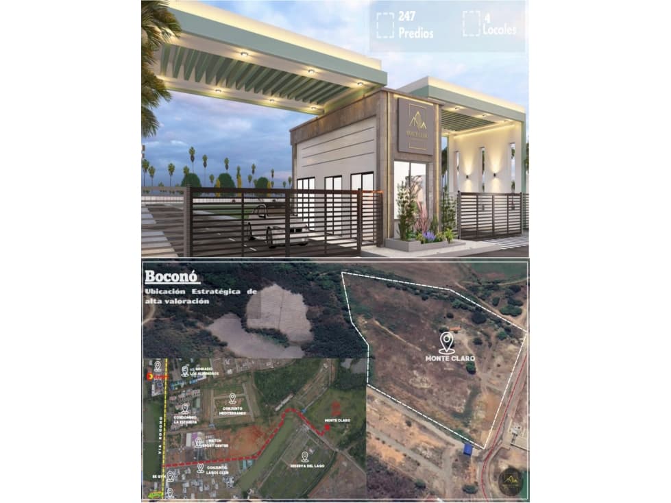 LOTE A LA VENTA CONJUNTO CERRADO BOCONO - 1