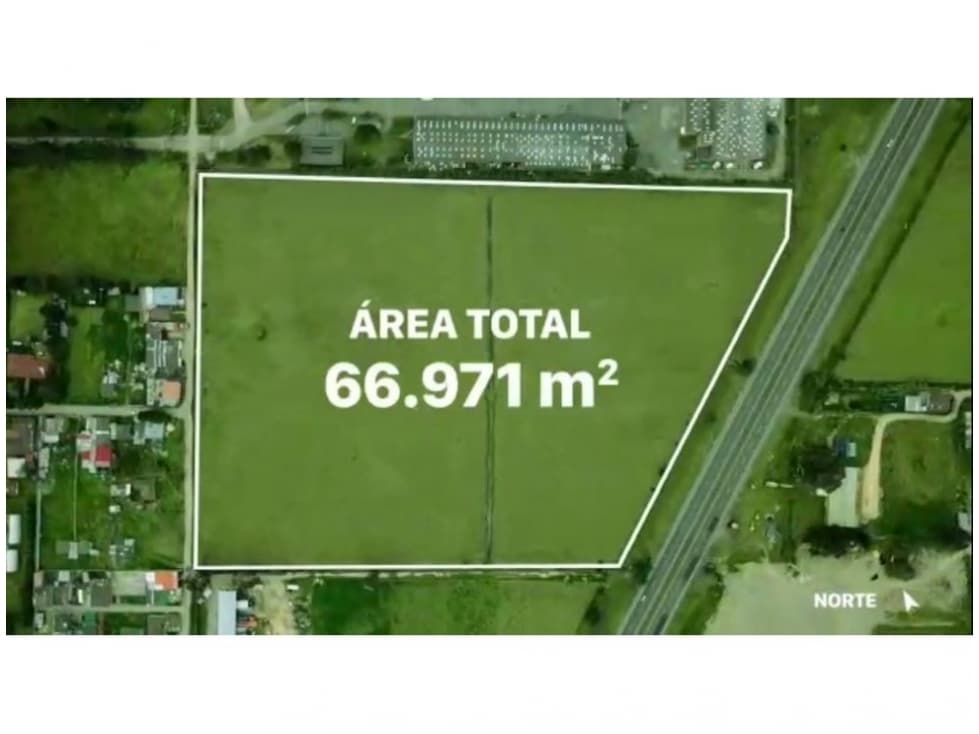 LOTE INDUSTRIAL DE 66.971 M² EN VENTA, AUTO NORTE - TOCANCIPÁ - 1