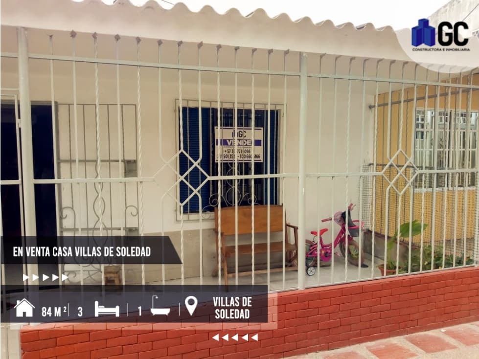 EN VENTA CASA | VILLAS DE SOLEDAD - 1