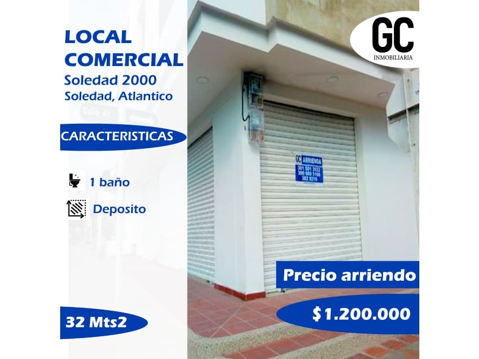 Se arrienda local - Soledad 2000 - 1