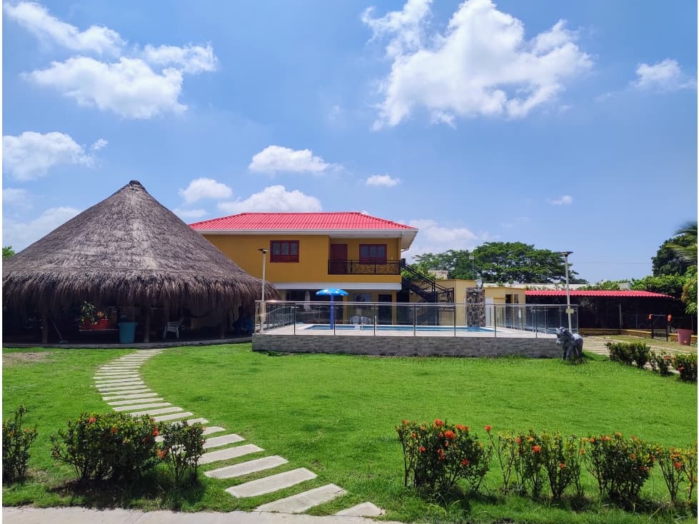 Esplendida Cabaña en Sabanagrande con Piscina, Kiosko y Cancha - 1