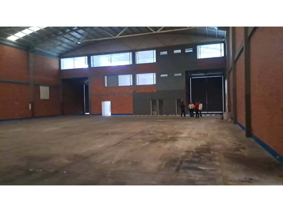 ARRIENDO BODEGA PARQUE INDUSTRIAL ZIPAQUIRA 1.362 M2 - 1