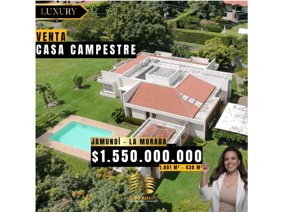 VENTA CASA CAMPESTRE LA MORADA JAMUNDI - CT - WC9722562 - 1