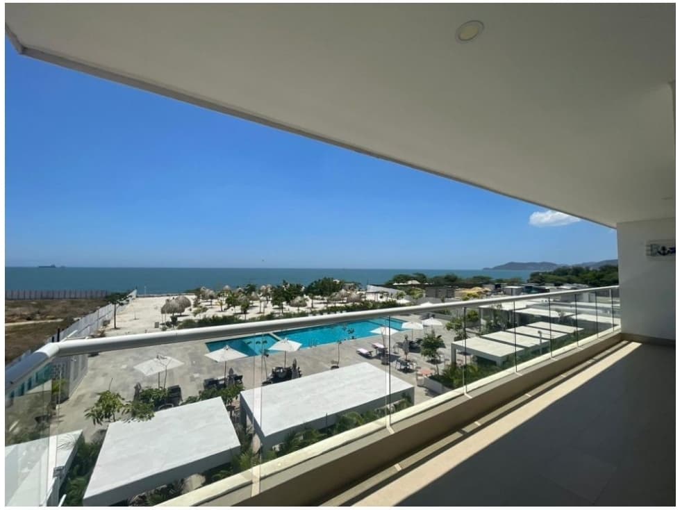VENTA APTO TURÍSTICO VISTA AL MAR 1RA LÍNEA BELLO HORIZONTE F.V - 1