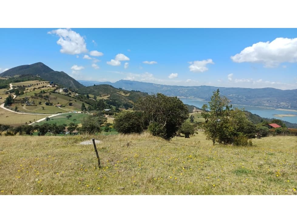 LOTE EN VENTA GUATAVITA CON ESPECTACULAR VISTA AL EMBALSE DE TOMINE - 1