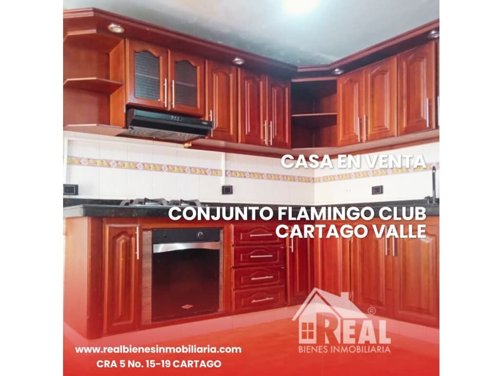 VENTA CASA CONJUNTO FLAMINGO CARTAGO VALLE - 1