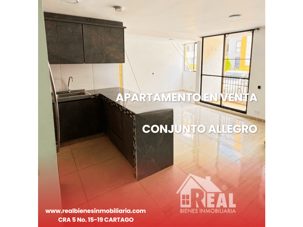 VENTA APARTAMENTO CONJUNTO ALLEGRO CARTAGO VALLE - 1