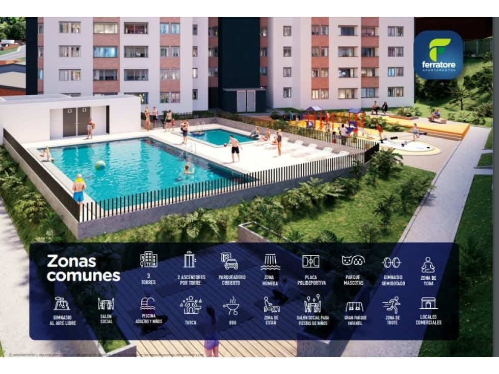 VENDO APARTAMENTO EN FERRATORE LA ESTRELLA MEDELLIN - 1