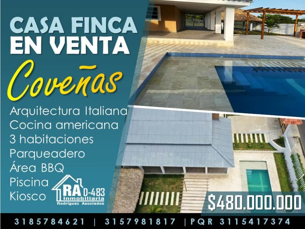 Finca en Vender en Coveñas - 1